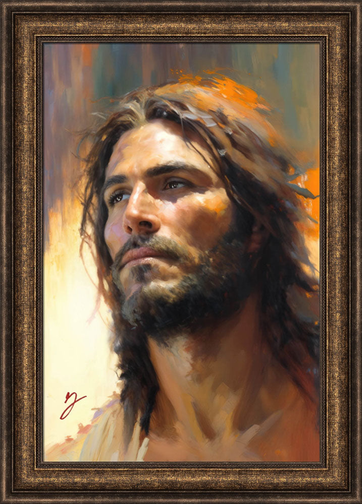 I Came to Call the Sinners to Repentance - framed giclee canvas