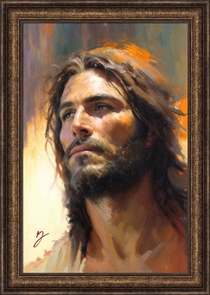 I Came to Call the Sinners to Repentance - framed giclee canvas