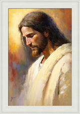 Jesus the Anointed - framed giclee canvas