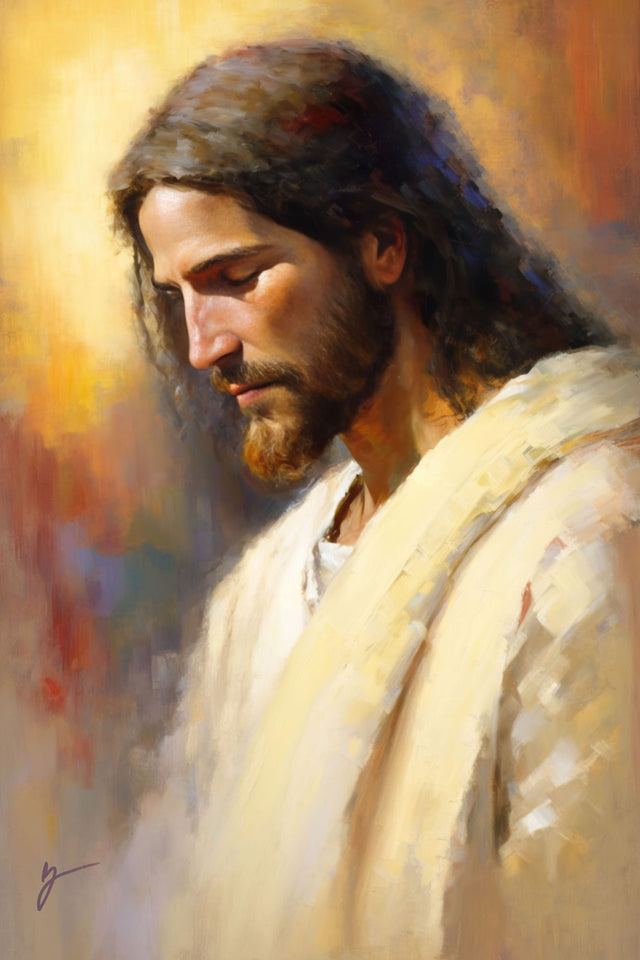 A portrait of Jesus Christ.