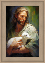 Gentle Savior - framed giclee canvas