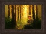 Sacred Prayer - framed giclee canvas