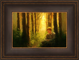 Sacred Prayer - framed giclee canvas