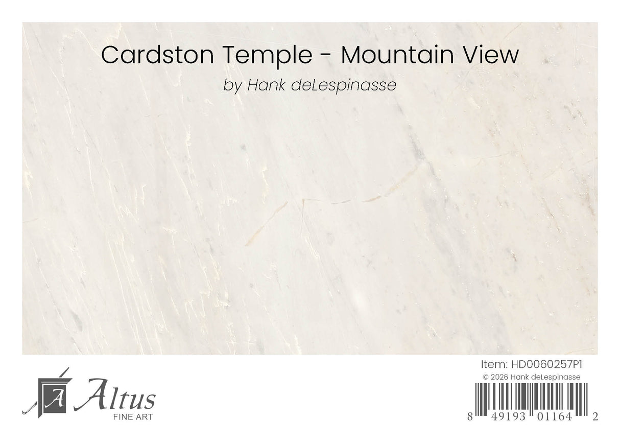 Cardston Temple - Mountain View