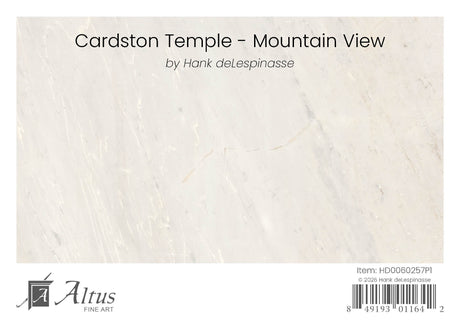 Cardston Temple - Mountain View