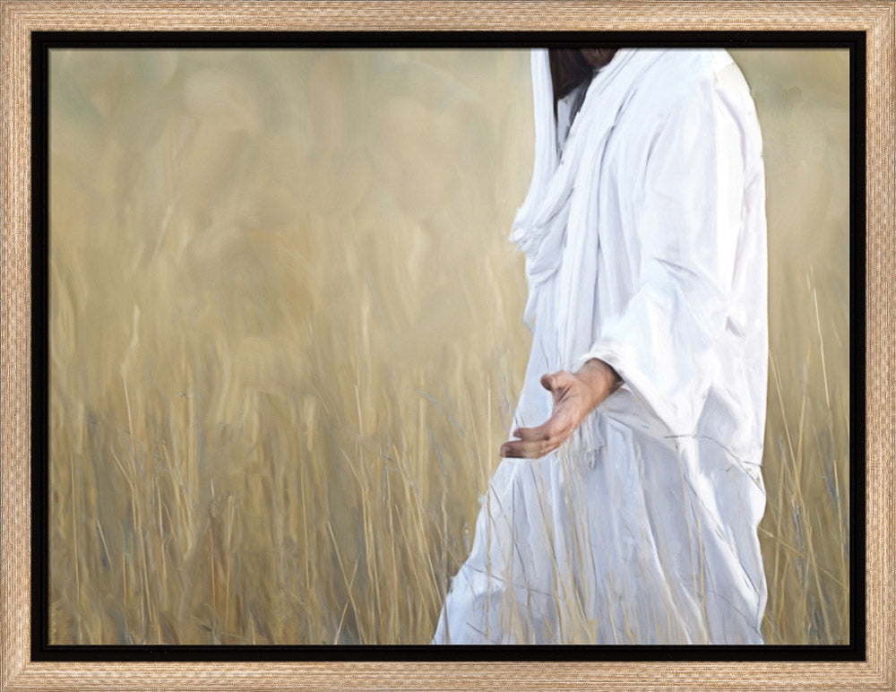 The Gatherer - framed giclee canvas