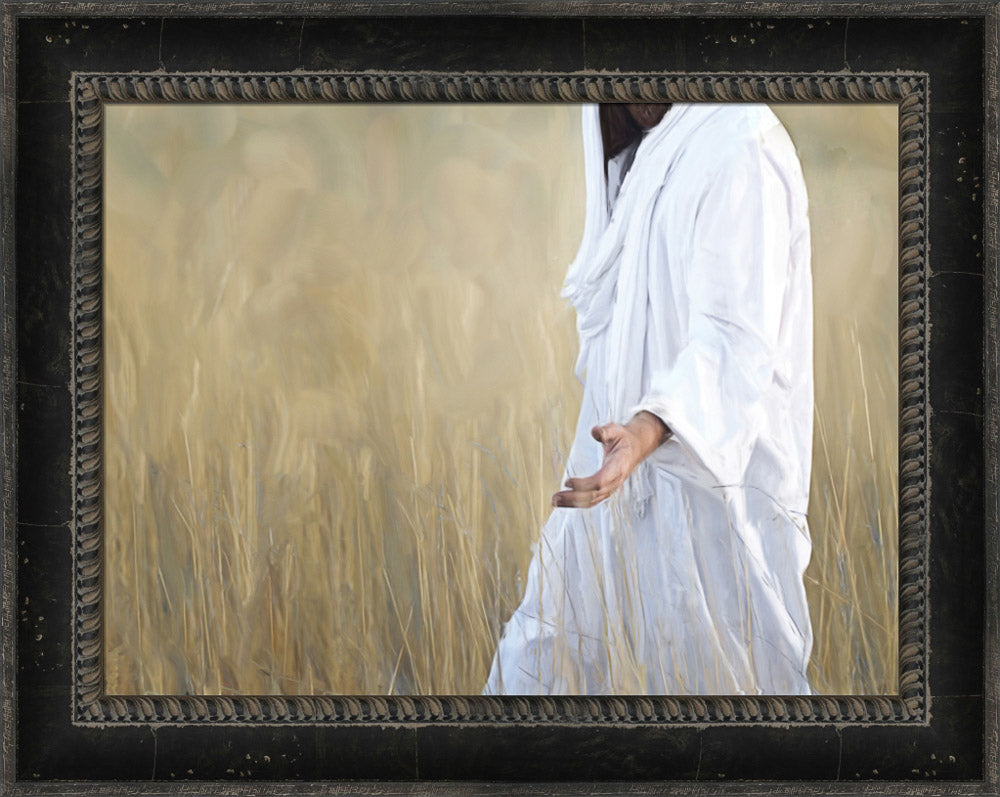 The Gatherer - framed giclee canvas