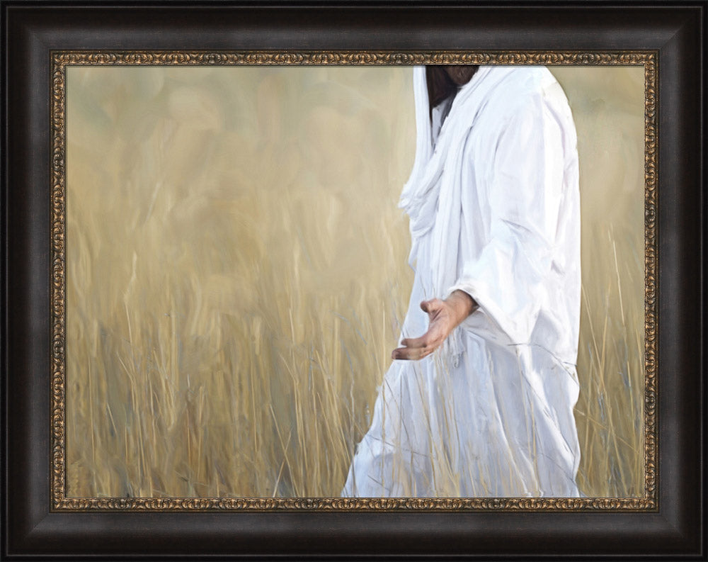 The Gatherer - framed giclee canvas