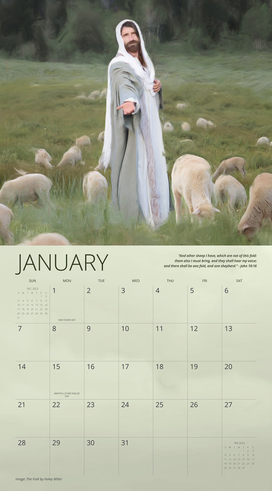 Our Shepherd Haley Miller 2024 Calendar