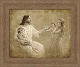 Christ with Children by Joseph Brickey