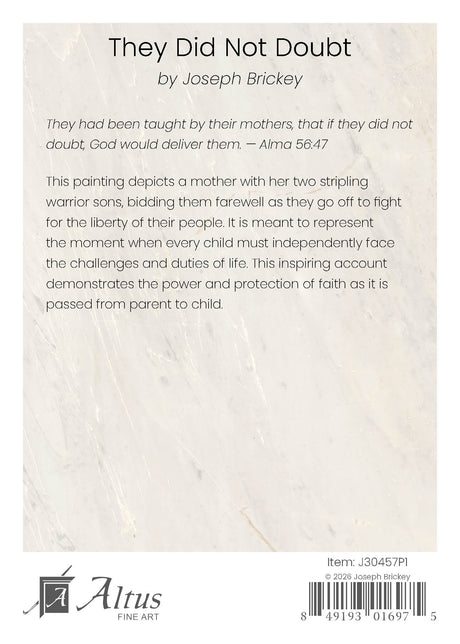 They Did Not Doubt by Joseph Brickey