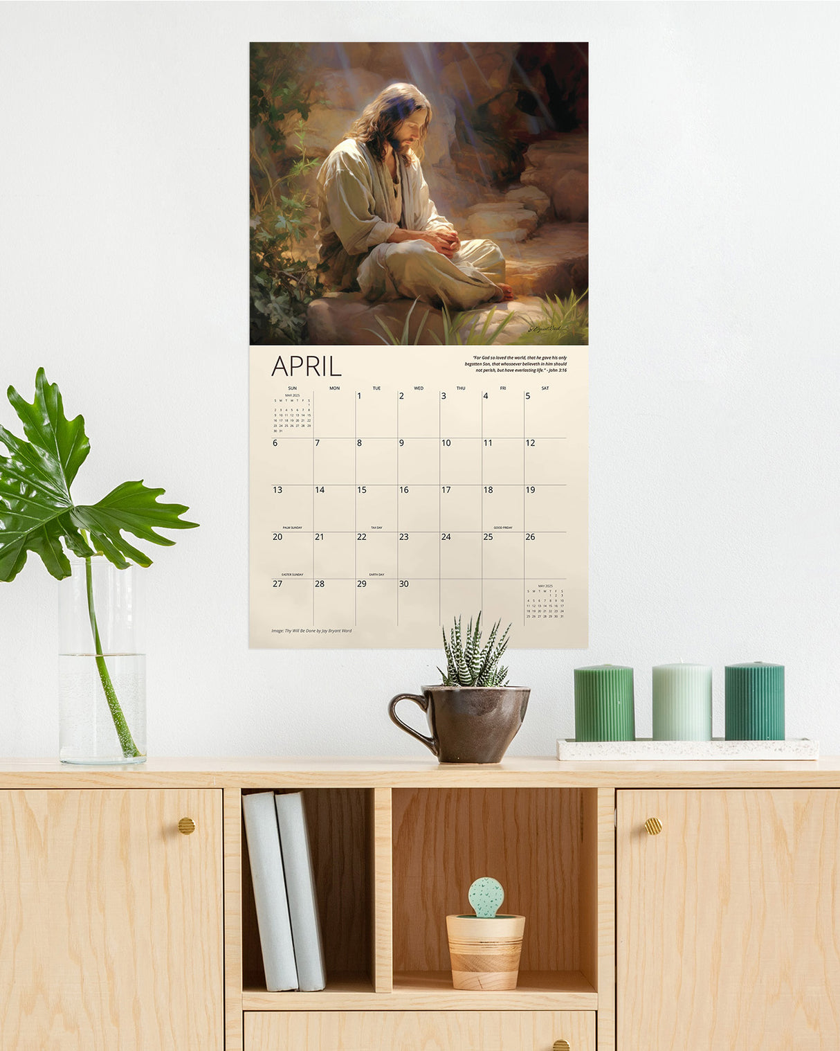 2025 Calendar |Gentle Savior |Art by Jay Bryant Ward