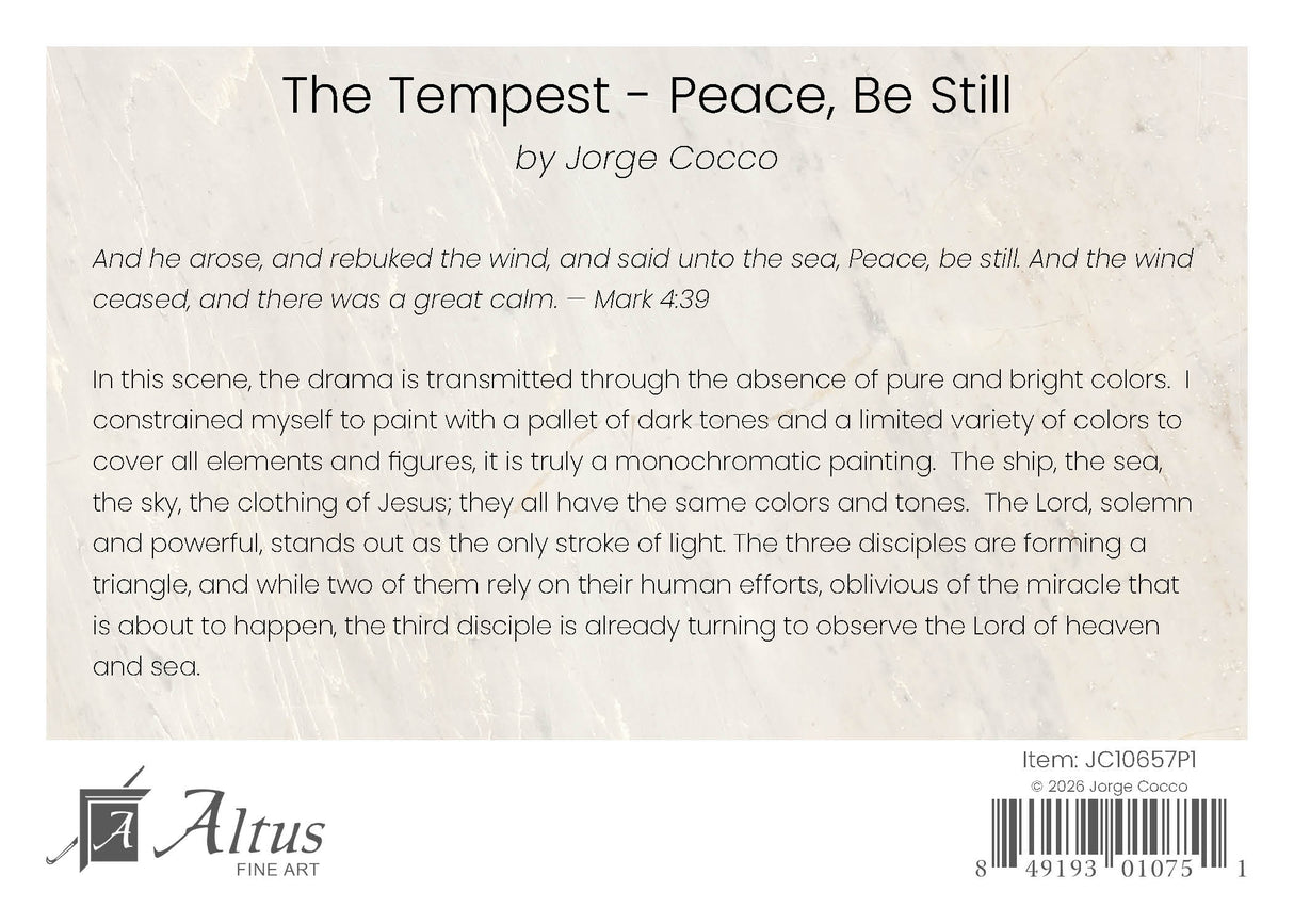 The Tempest - Peace, Be Still