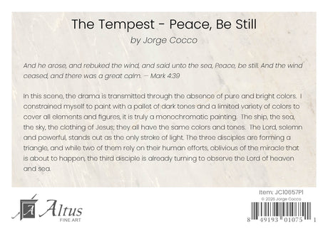 The Tempest - Peace, Be Still