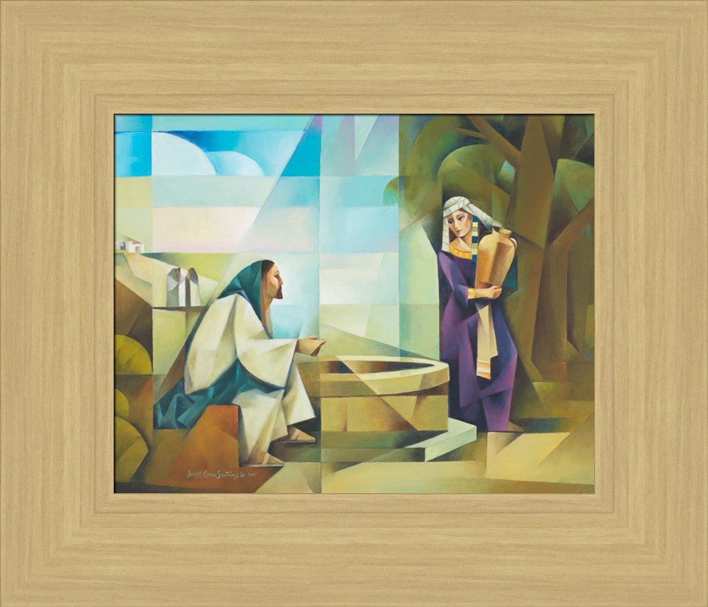Jesus and the Samaritan Woman by Jorge Cocco