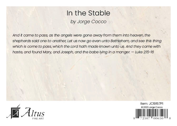 In the Stable - Altus Fine Art