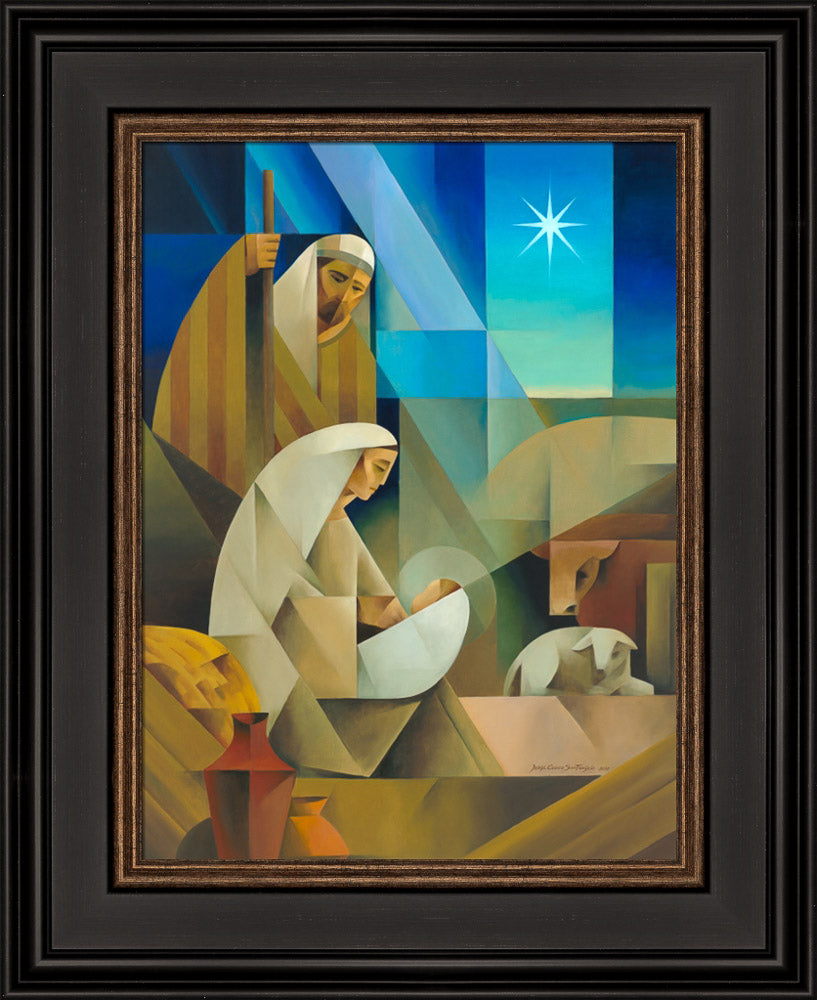 Bethlehem - framed giclee canvas