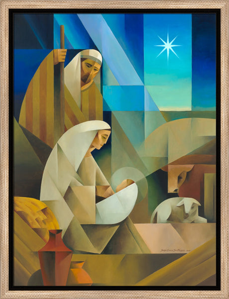 Bethlehem - framed giclee canvas