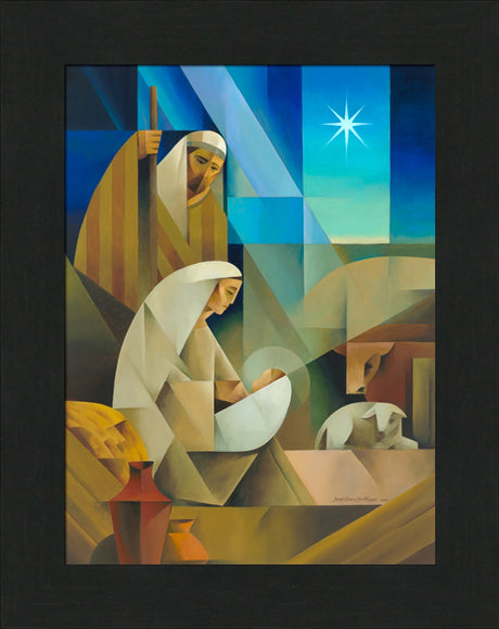 Bethlehem - framed giclee canvas