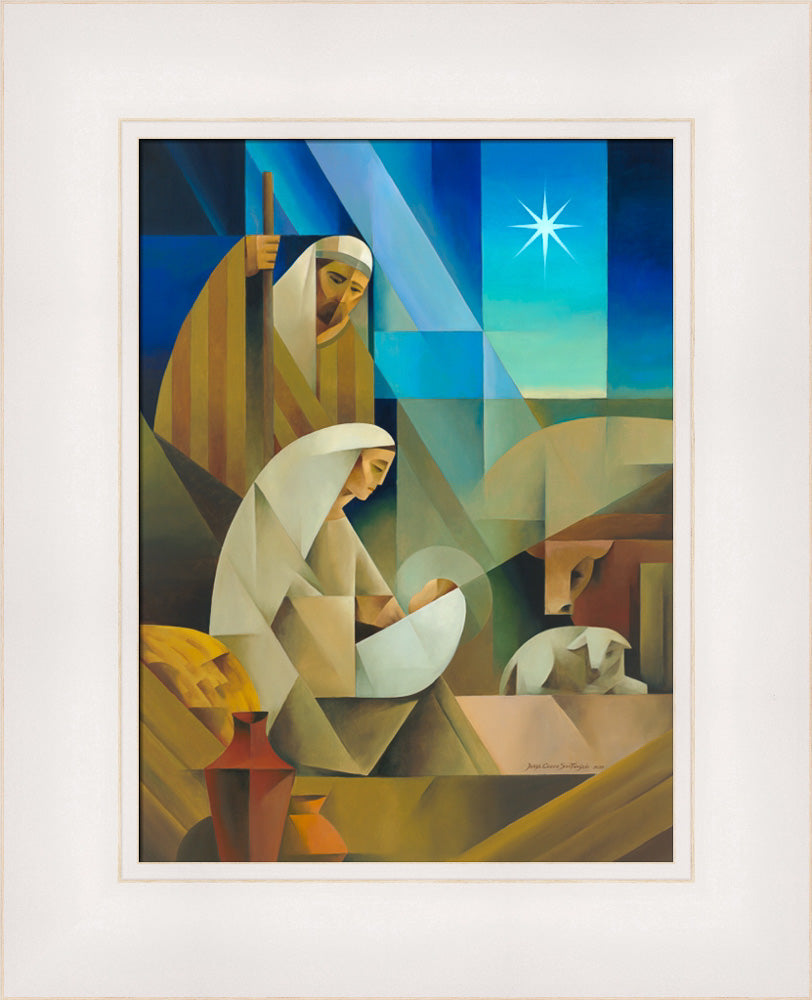 Bethlehem - framed giclee canvas