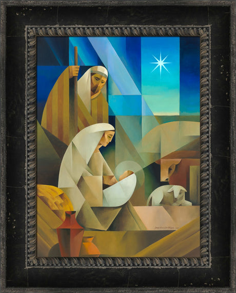 Bethlehem - framed giclee canvas