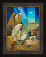 Bethlehem - framed giclee canvas