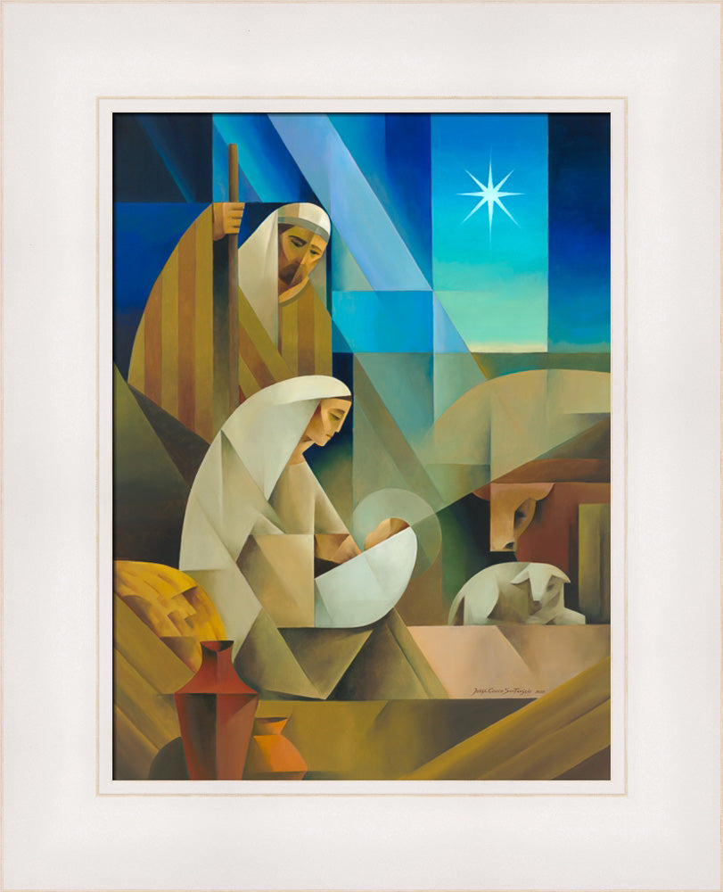 Bethlehem - framed giclee canvas