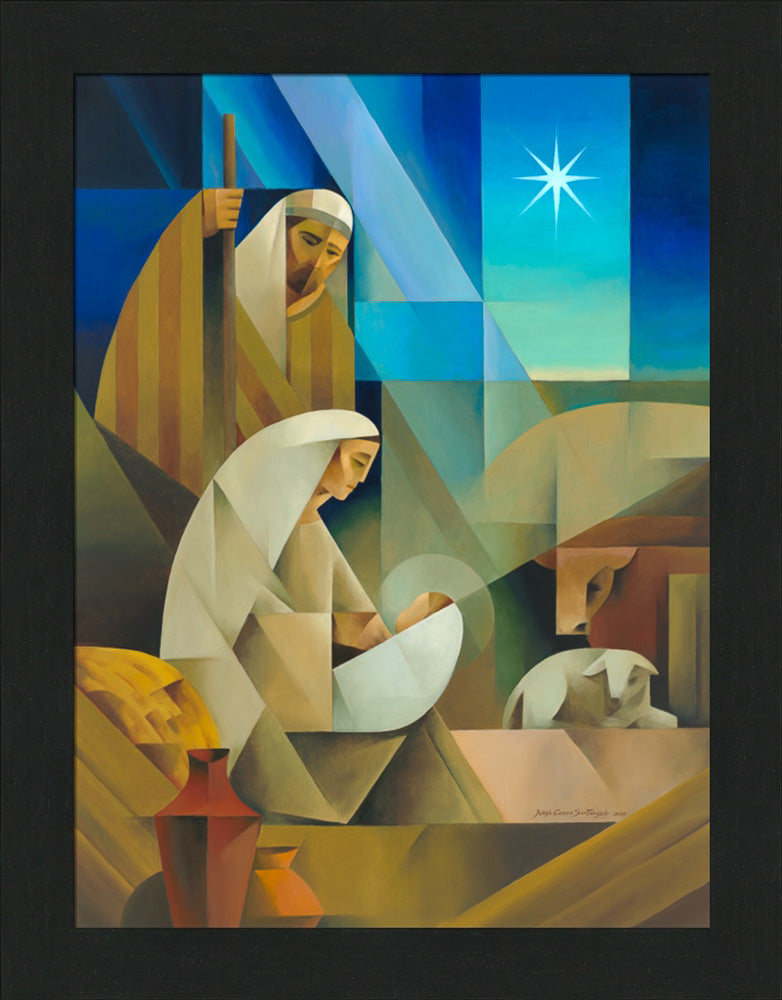 Bethlehem - framed giclee canvas