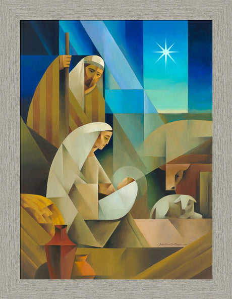 Bethlehem - framed giclee canvas