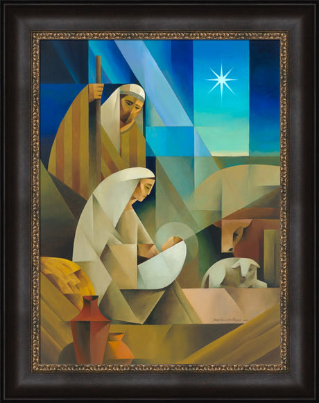 Bethlehem - framed giclee canvas