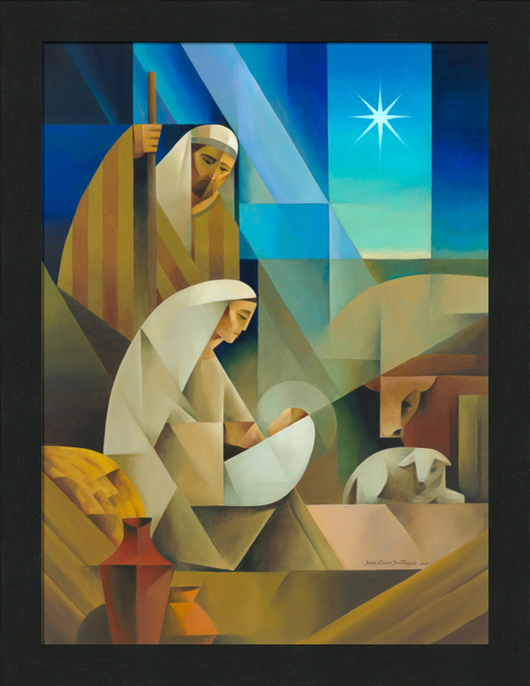 Bethlehem - framed giclee canvas