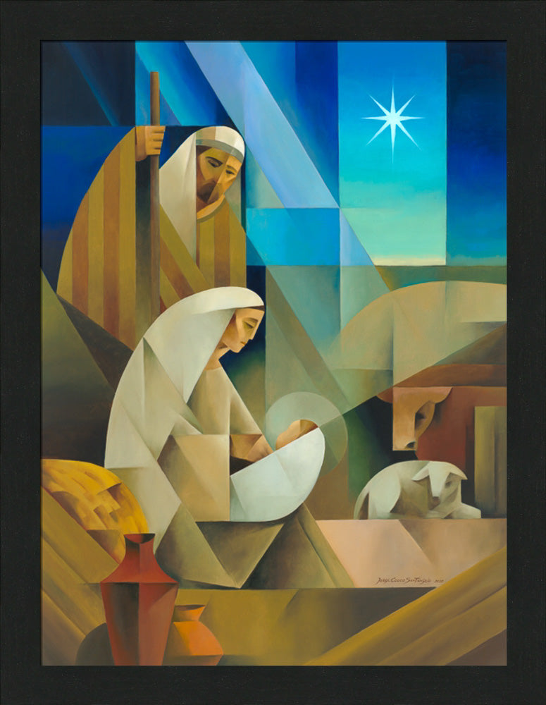 Bethlehem - framed giclee canvas