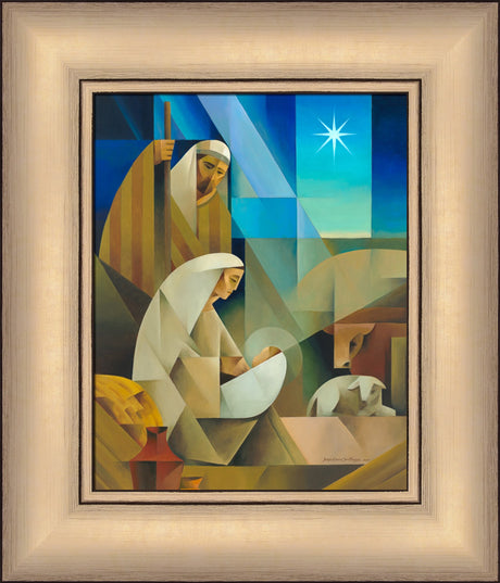 Bethlehem - framed giclee canvas