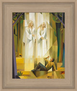 God, the Father, and Jesus Christ appear to the boy, Joseph Smith. Art 18