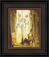 God, the Father, and Jesus Christ appear to the boy, Joseph Smith. Art 20