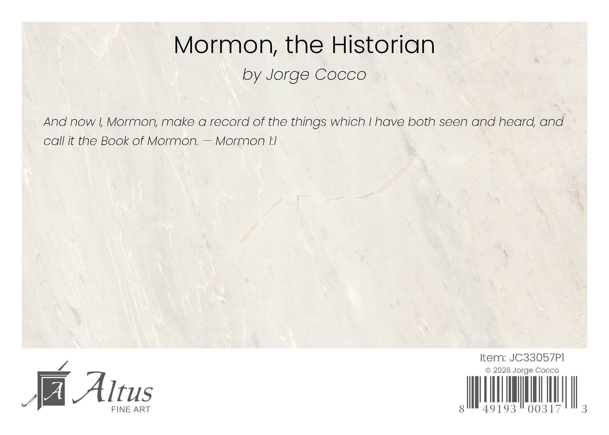 Mormon, The Historian