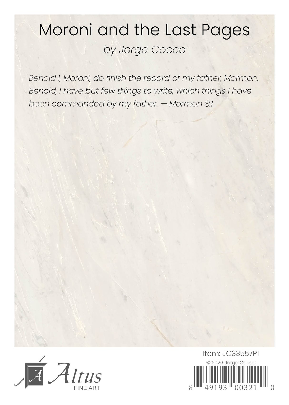 Moroni and the Last Pages