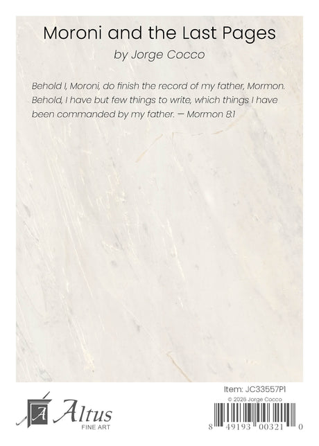 Moroni and the Last Pages