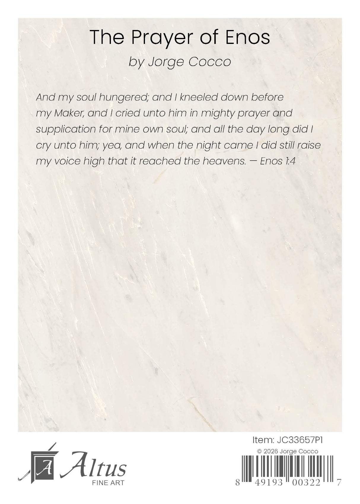 The Prayer of Enos