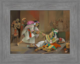 Abish the Lamanite - framed giclee canvas