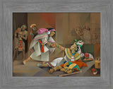 Abish the Lamanite - framed giclee canvas