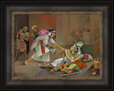 Abish the Lamanite - framed giclee canvas