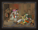 Abish the Lamanite - framed giclee canvas