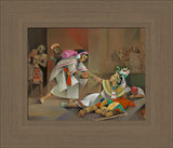 Abish the Lamanite - framed giclee canvas