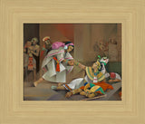 Abish the Lamanite - framed giclee canvas