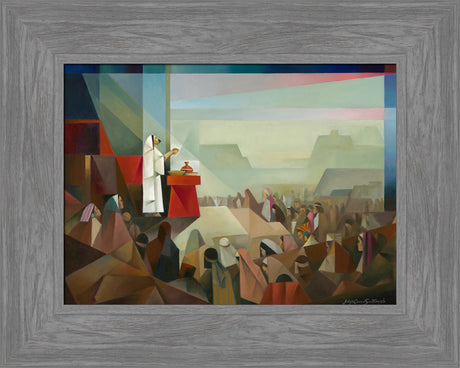 Sacrament in the Americas - framed giclee canvas