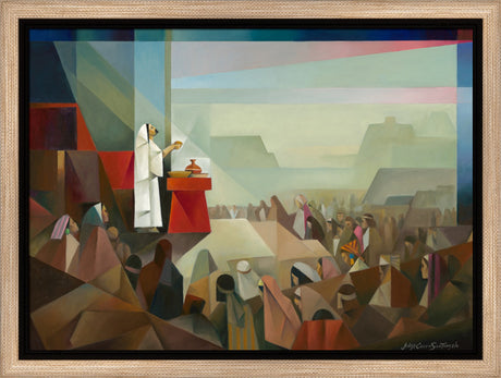 Sacrament in the Americas - framed giclee canvas