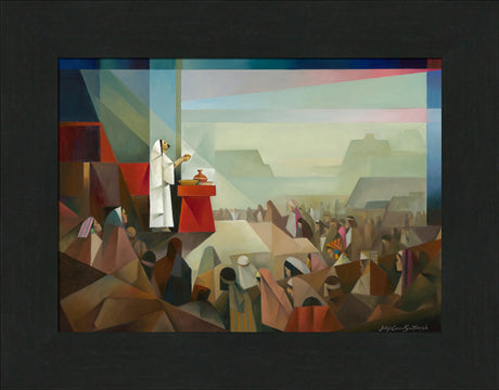 Sacrament in the Americas - framed giclee canvas