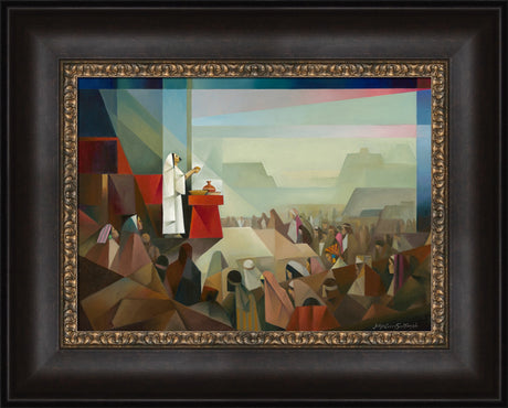 Sacrament in the Americas - framed giclee canvas