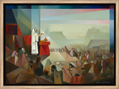 Sacrament in the Americas - framed giclee canvas